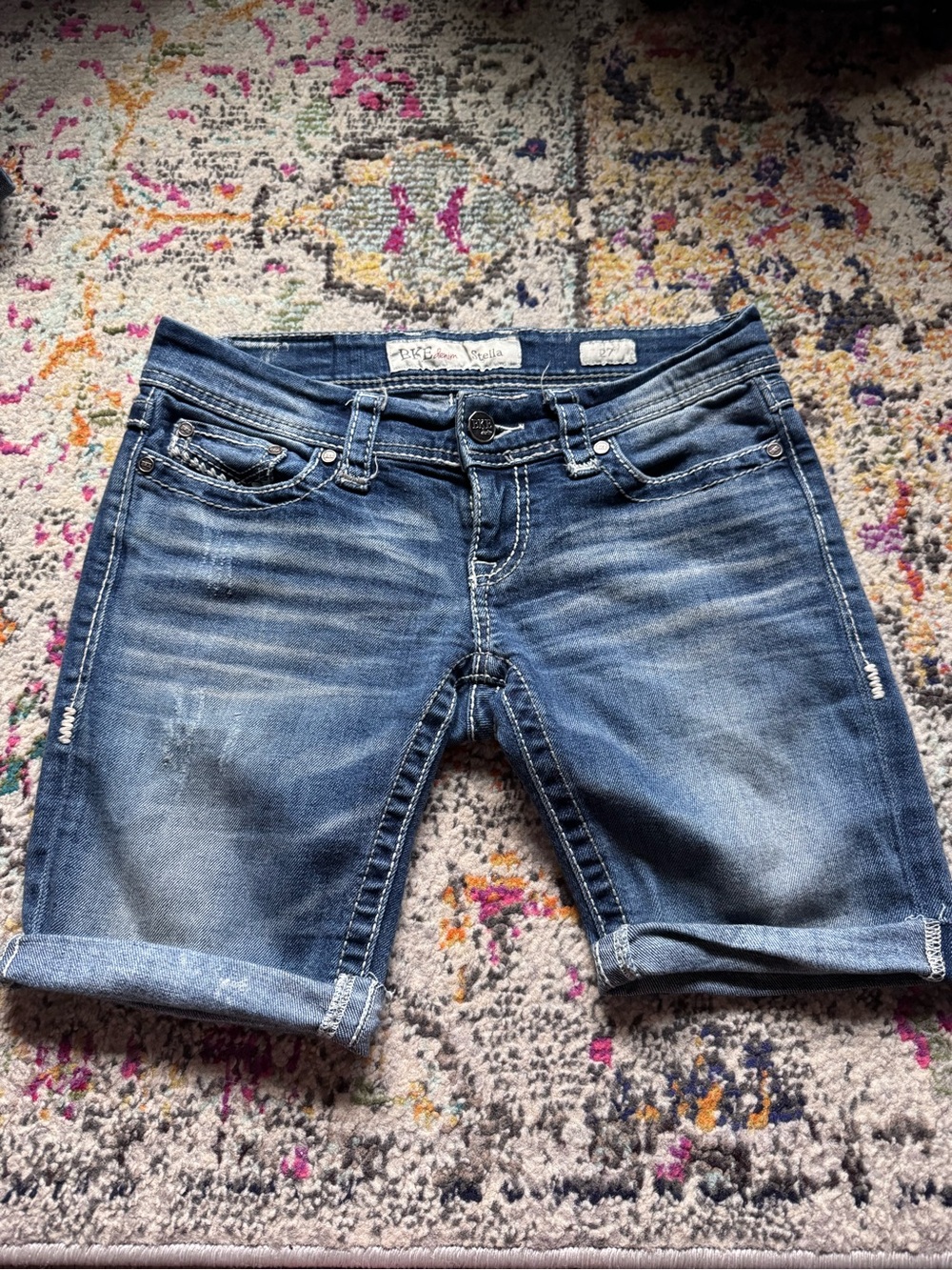 BKE Cut Off Denim Shorts 27